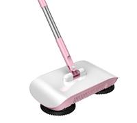 Kueohse Spazzatrice manuale, spazzatrice a pavimento non elettrica per, spazzatrice manuale 2 in 1 per e pavimenti