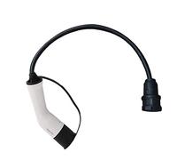 Kueohse Spina Laterale di Ricarica da Tipo 2 un Schuko 16A per Auto Elettrica di Tipo 2 un Presa Schuko Adattatore di Ricarica EV Stazioni di Ricarica per Auto