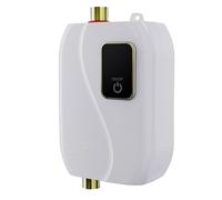 Kueohse Spina UE, Mini Scaldabagno Istantaneo 3000W 220V Scaldabagno Elettrico Istantaneo Serbatoio Durevole