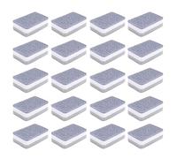 Kueohse Spugne Scrub Heavy Duty,Spugna Lavastoviglie Bifacciale per Cucina,Spugna Scrub Pulizia Profonda Multiuso,Grigio 20 Pz