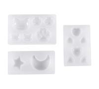 Kueohse Stampo in silicone stampo in resina Cat Bear Cuore Luna silicone diy handmade i monili che fanno Epoxy Resin Stampi