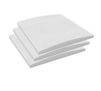 Kueohse Supporto per Cuscino Divano per Seduta Cedevole, 3 Pezzi di Riparazione per Cuscino per Seduta per Divano, Supporto per Cuscino Divano In Schiuma Bianca