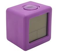 Kueohse Sveglia Digitale con Luce Notturna un LED Snooze per Camera da Letto, Piccoli Orologi da Viaggio da Comodino da Scrivania Visualizza Ora Data, Viola