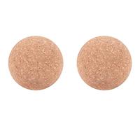 Kueohse Tappo per Vino con Sfera nel Sughero nel Legno da 2 Pezzi, Tappo con Sfera nel Sughero per Decanter per Vino Sostituzione Bottiglia Caraffa 2,1 Pollici / 5,5 Cm