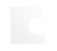 Kueohse Tastiera trasparente per chitarra acustica folk antigraffio classica piastra protettiva per parti di chitarra flamenco