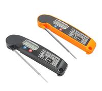 Kueohse Termometro Digitale per Alimenti da Cucina con Sonda per Grigliate, Termometro Elettronico Digitale per Cucina con Sonda