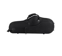 Kueohse Tessuto Oxford impermeabile per sassofono contralto grande borsa Sax Soft Huelle con tracolla regolabile, nero