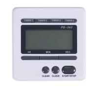 Kueohse Timer digitale conto alla rovescia a 4 canali, per cucinare in cucina