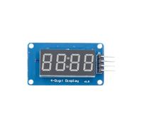 Kueohse TM1637 Modulo LED Modulo Display LED A 4 Bit 4 Scheda Driver Seriale per, Tubo Orologio con Anodo Rosso A 7 Segmenti da 0,36 Pollici