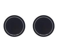 Kueohse Toppa per grancassa, accessori per timpano, strumenti a percussione, toppe per grancassa, nero, 11 x 11 cm