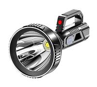 Kueohse Torcia portatile leggera USB Ricaricabile Abs Outdoor LED Multifunzione Portatile Lampada
