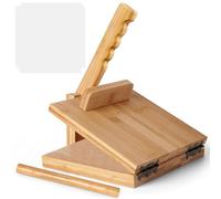 Kueohse Tortilla Press10 Pollici Roti Maker con Mattarello Grande Tortilla Maker In Legno di Bambù con 50 Pezzi di Carta Pergamena