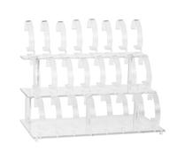 Kueohse Trasparente In Acrilico per Esposizione Orologi con Supporto per Braccialetti, 24 Bit