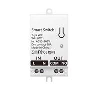 Kueohse Tuya Smart WiFi Modulo di commutazione a contatto a secco 10A Home Universal DIY Breaker Relay funziona con Smart Life AC 85-265V