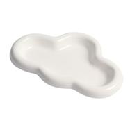 Kueohse Vassoio A Forma Nuvola per Gioielli, Accessorio Estetico per La Decorazione Della Stanza, Organizer per Scrivania di Casa, Vassoio Espositivo per Gioielli In Ceramica B