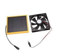 Kueohse Ventilatore di scarico solare da 12 V, 5 W, 5 W, 5,6 mini ventilatore a pannello solare, per pollo, casa