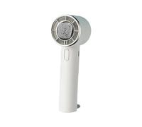 Kueohse Ventilatore Portatile Turbo Ice con Gancio USB Mini Ventilatore 5 Velocità Regolabile per Esterni Ventola con Impacco di Ghiaccio Bianca