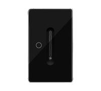 Kueohse Zigbee Smart Ventola Luce US Switch 1 Touch Control con Slider Control Velocità della ventola Neutral Lavorare con l'app Tuya