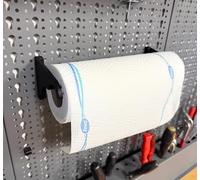 Küpper Porta rotolo di carta per parete forata - Supporto 3D per rotoli da cucina standard, perfetta per parete forata Küpper forata, officina e garage, montaggio rapido, a portata di mano per panni