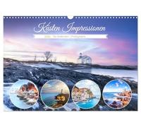 Küsten Impressionen (Wandkalender 2026 DIN A3 quer), CALVENDO Monatskalender: Ein Feuerwerk der Farben an zauberhaften Küsten und Stränden auf unserer Erde.