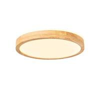 KUEYANB Lampada Da Soffitto Rotonda In Legno, Stile Naturale, Per Balcone, Ingresso E Corridoio, Design Moderno E Minimalista, Facile Da Installare, A Risparmio Energetico.