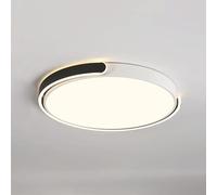 KUEYANB Lampada Da Soffitto Rotonda Minimalista Nordica, Moderna, Per Studio, Super Luminosa, Per Interni, A LED, Ultra Sottile, A Risparmio Energetico, Per Soggiorno, Cucina, Isola