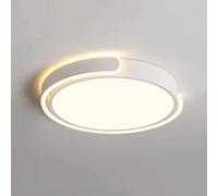 KUEYANB Lampada Da Soffitto Rotonda Minimalista Nordica, Moderna, Per Studio, Super Luminosa, Per Interni, A LED, Ultra Sottile, A Risparmio Energetico, Per Soggiorno, Cucina, Isola