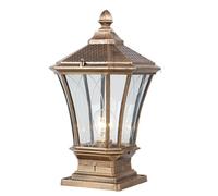 KUEYANB Luci Solari per Pali, Lampada A Colonna da Giardino Impermeabile per Esterni, Luce del Pilastro del Cancello di Casa, Lanterna Stigma della Villa nel Cortile, Apparecchi di Illuminazione
