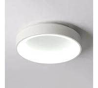 KUEYANB Plafoniera A LED Rotonda Moderna E Minimalista, Lampada Da Soffitto Per Soggiorno, Cucina, Isola, Camera Da Letto, Ufficio, Lampada Da Soffitto Nordica A Risparmio Energetico, Super Luminosa
