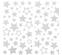 KufaerBeam 5 Pezzi Adesivi a Forma di Stella, Pagine Adesivi Glitterati Stelle, Adesivi Natalizi a Forma di Stelle, Decorazioni Natalizie Autoadesive, per Decorazioni e Artigianato Natale(B)