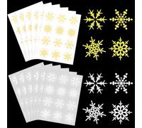 KufaerBeam 5 Pezzi Adesivi a Forma di Stella, Pagine Adesivi Glitterati Stelle, Adesivi Natalizi a Forma di Stelle, Decorazioni Natalizie Autoadesive, per Decorazioni e Artigianato Natale (C)
