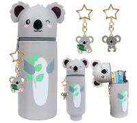 KufaerBeam Astuccio morbido 2 in 1, in silicone Kawaii, Colore: arancione., m, Koala
