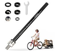 Kufeiper Asse M12 x 1,0 per rimorchio da bicicletta regolabile da 160 a 178 mm