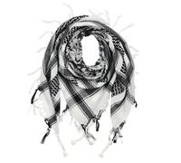 Kufiya pixel camuffamento bianco nero Shemagh Sciarpa Arafat