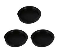 Kufughty 3X Copertina Foro Suono Blocco Terminali Tappo Brusco Arresto per 38 Pollice/ 39 Pollice EQ Chitarra Acustica Nero