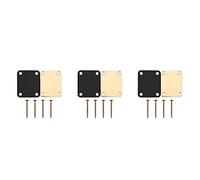 Kufughty 3X Placca D' con 12 di Ricambio per Chitarra Elettrica Strat