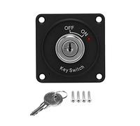 Kufughty Universal Interruttore di Accensione Un Chiave per Avviamento di Accensione del Motociclo della Barca 'Automobile 12V 2Position con 2 Chiavi