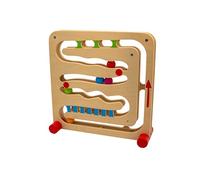 Goki Kugelbahn: 30 x 9,5 x 30 cm, Holz, 6 Kugeln, per StĂzck