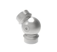 Kugelgelenkverbinder Regolabile Acciaio Inox V2A Raccordo D42, 4x2 Tubo Rotondo