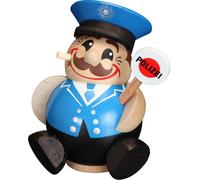 Kugelräuchermann Babbo Natale IN Piscina Hxbxt = 12x9x9cm Neu Omino Fumatore