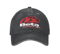 KUGEUII Cappellino da Baseball Unisex Vintage Beta Racing Stile Unisex Lavato e Consumato Copricapo da Moto Motocross all'aperto da Corsa da Golf Regolabili Cappelli Regali