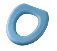 KUGGKKTP Coprisedili per WC Copriwater in Schiuma Lavabile con Adesivo, copriwater Impermeabile, Sedile del Water Riutilizzabile in Silicone for Quattro Stagioni, Accessori for la casa(Dark Blue)