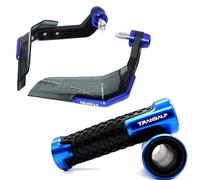 KUGVTER TRANSALP 600 650 700 XLV Transalp Moto Manopole Paramani Maniglia Scudo Parabrezza Paramano(Blue1)