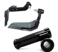 KUGVTER TRANSALP 600 650 700 XLV Transalp Moto Manopole Paramani Maniglia Scudo Parabrezza Paramano(Black3)