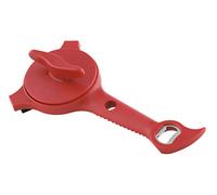 Kuhn Rikon 25629 Apribottiglie e barattoli 5 in 1, rosso, plastica