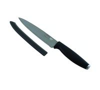 Kuhn Rikon 26588 Colori Titanium Multiuso Coltello Multiuso Cucina Coltello da Chef Coltello seghettato, Plastica, Grafite, 24 x 2.5 x 2 cm