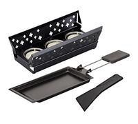 KUHN RIKON 32170 Mini Raclette Set, Nero, Acciaio