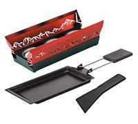 KUHN RIKON 32172 Raclette Set Mini Candle Light, 5 unità, Acciaio Inossidabile, Rosso, 9 x 9 x 20 cm