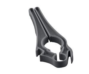 KUHN RIKON 5 in 1 Swiss Multiapri Grigio, 5 funzioni per aprire bottiglie, tappi per tubi, ecc., Apriscatole per diverse applicazioni