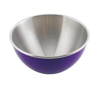 Kuhn Rikon - Ciotola in acciaio INOX, 25 cm, colore: Viola, Acciaio INOX, 20cm